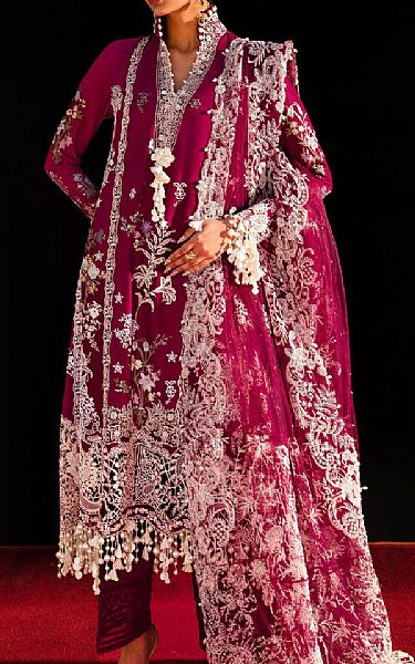 Sana Safinaz Hot Pink Lawn Suit | Pakistani Lawn Suits- Image 1