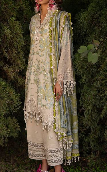 Sana Safinaz Grey/Green Lawn Suit | Pakistani Lawn Suits- Image 1