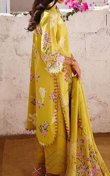 Sana Safinaz Mustard Lawn Suit | Pakistani Lawn Suits- Image 2