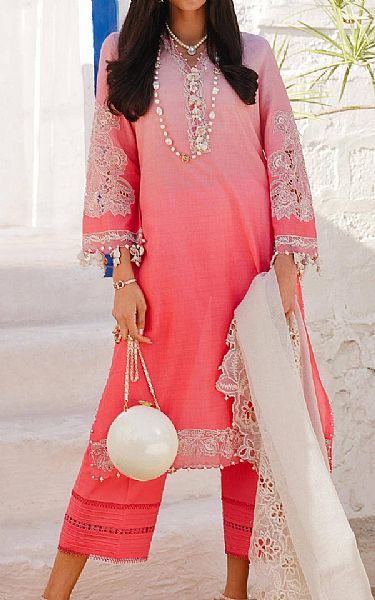 Sana Safinaz Pink Lawn Suit | Pakistani Lawn Suits- Image 1