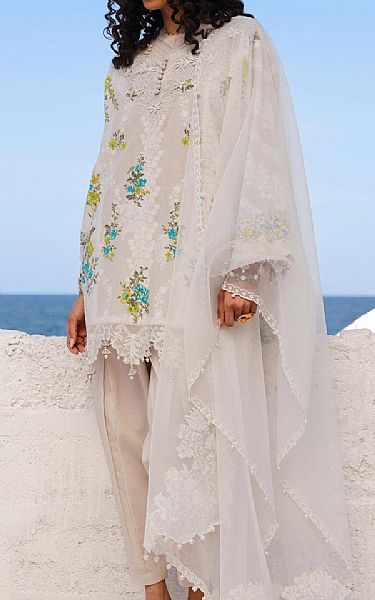 Sana Safinaz Off-whites Lawn Suit | Pakistani Lawn Suits- Image 1