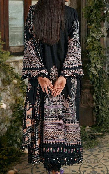 Black Slub Suit | Sana Safinaz Pakistani Winter Dresses