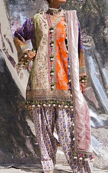 Sana Safinaz Multi Slub Suit | Pakistani Winter Dresses in USA- Image 1