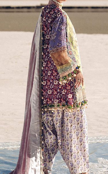 Sana Safinaz Multi Slub Suit | Pakistani Winter Dresses in USA- Image 2
