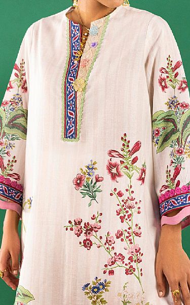 Sana Safinaz Ivory Lawn Suit (2 pcs) | Pakistani Lawn Dress in USA- Image 2