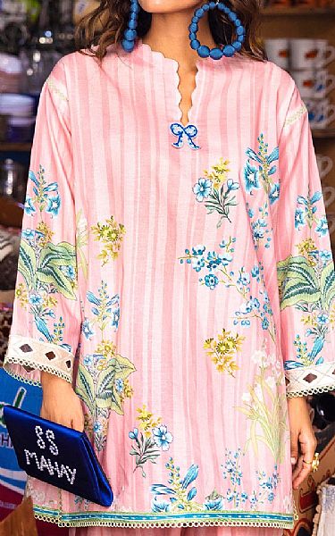 Sana Safinaz Pink Lawn Suit (2 pcs) | Pakistani Lawn Dress in USA- Image 2