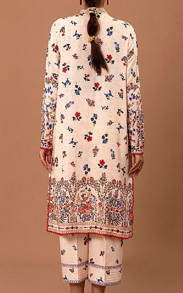 Sana Safinaz Off White Linen Suit (2 Pcs) | Pakistani Winter Dresses in USA- Image 2