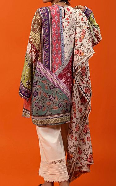 Sana Safinaz Multi Linen Suit (2 Pcs) | Pakistani Winter Dresses in USA- Image 2