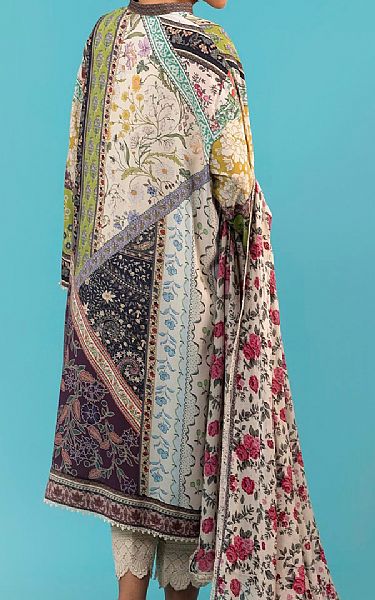 Sana Safinaz Multi Linen Suit (2 Pcs) | Pakistani Winter Dresses in USA- Image 2