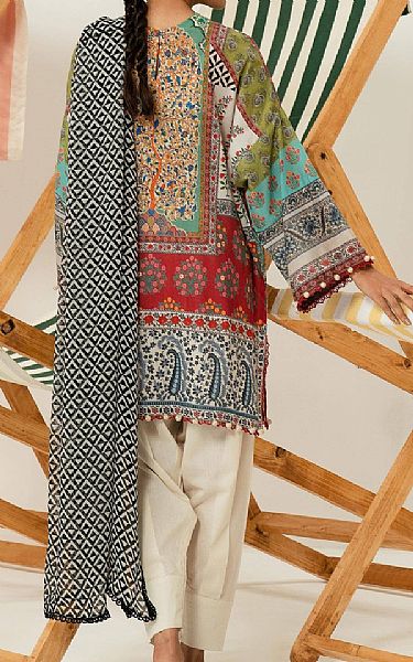 Sana Safinaz Multi Lawn Suit (2 pcs) | Pakistani Lawn Suits- Image 2