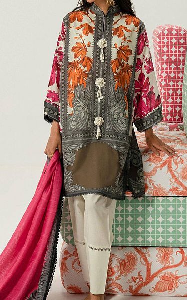 Sana Safinaz Multi Lawn Suit (2 pcs) | Pakistani Lawn Suits- Image 1