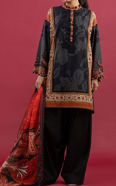 Sana Safinaz Black Lawn Suit | Pakistani Lawn Dress in USA- Image 1