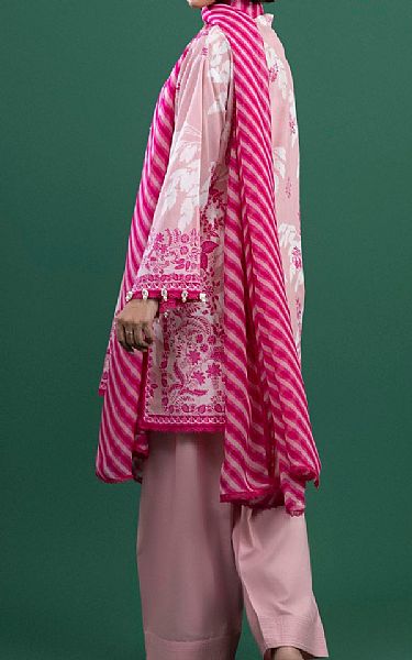 Sana Safinaz Faded Pink Lawn Suit | Pakistani Lawn Dress in USA- Image 2