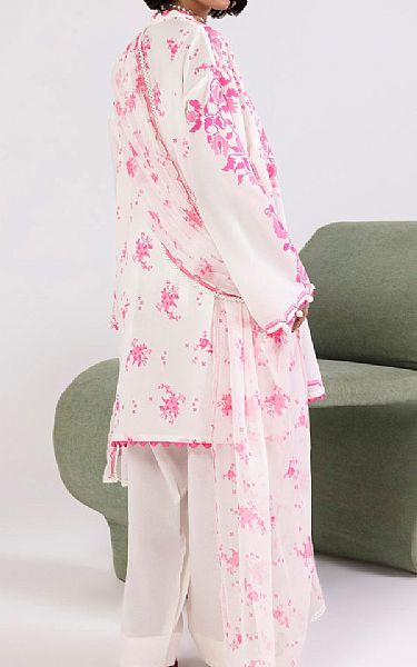 Sana Safinaz White/Pink Lawn Suit | Pakistani Lawn Dress in USA- Image 2