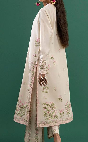 Sana Safinaz Ivory Lawn Suit (2 pcs) | Pakistani Lawn Dress in USA- Image 2