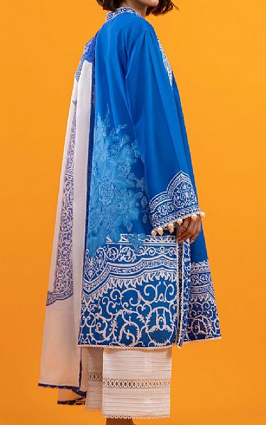 Sana Safinaz Blue Lawn Suit (2 pcs) | Pakistani Lawn Dress in USA- Image 2