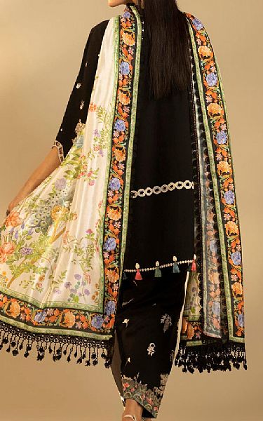 Sana Safinaz Black Lawn Suit | Pakistani Lawn Dress in USA- Image 2