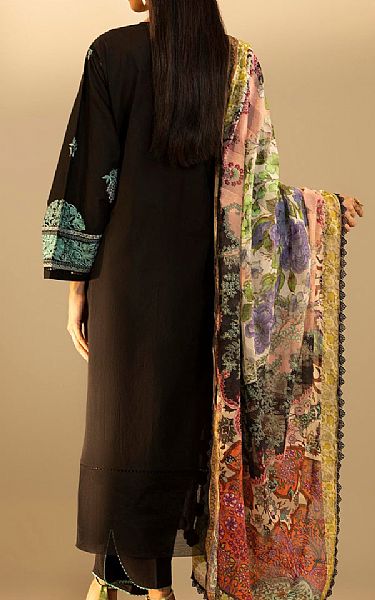 Sana Safinaz Black Lawn Suit | Pakistani Lawn Dress in USA- Image 2