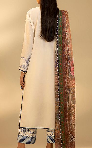 Sana Safinaz Off White Lawn Suit | Pakistani Lawn Dress in USA- Image 2