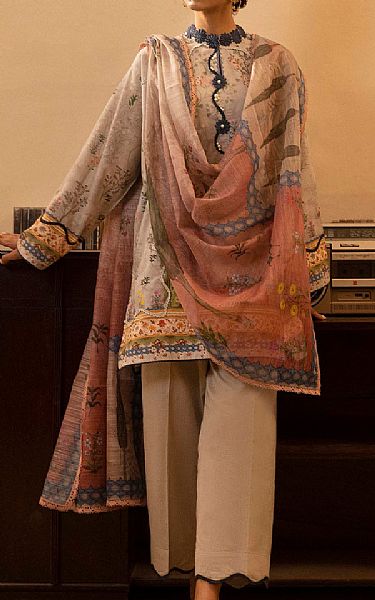 Sana Safinaz Grey Lawn Suit | Pakistani Lawn Dress in USA- Image 2