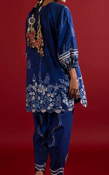 Sana Safinaz Blue Lawn Suit (2 pcs) | Pakistani Lawn Dress in USA- Image 2