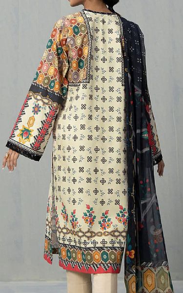 Sapphire Cream Cotton Suit | Pakistani Dresses in USA- Image 2
