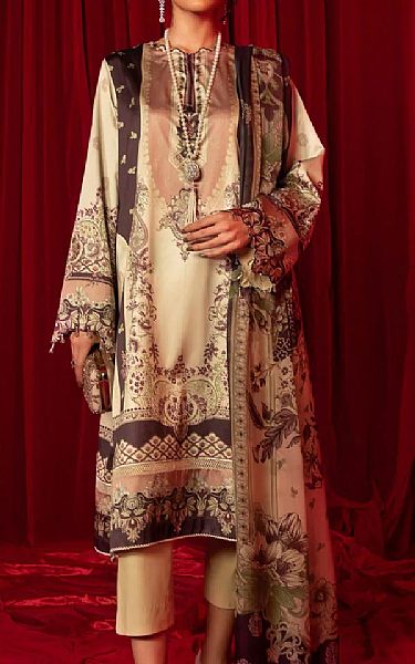 Sapphire Ivory Satin Suit | Pakistani Dresses in USA- Image 1
