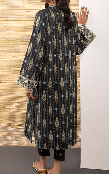 Sapphire Dark Grey Cotton Kurti | Pakistani Dresses in USA- Image 2