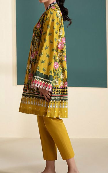 Sapphire Mustard Lawn Kurti | Pakistani Dresses in USA- Image 2