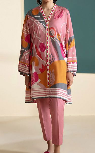Sapphire Baby Pink Lawn Kurti | Pakistani Dresses in USA- Image 1