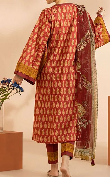 Sapphire Auburn Red Lawn Suit | Pakistani Dresses in USA- Image 2