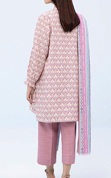 Sapphire Baby Pink Khaddar Suit (2 pcs) | Pakistani Winter Dresses- Image 2
