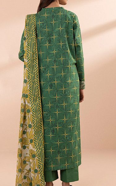 Sapphire Green Lawn Suit (2 Pcs) | Pakistani Lawn Suits- Image 2