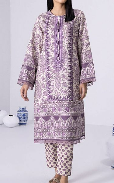 Sapphire Lilac Khaddar Suit (2 Pcs) | Pakistani Dresses in USA- Image 1