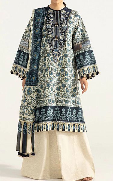 Sapphire Off-white Cotton Suit | Pakistani Dresses in USA- Image 1
