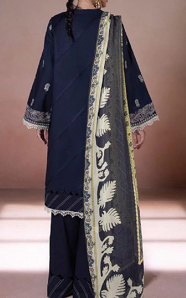 Sapphire Navy Cotton Suit | Pakistani Dresses in USA- Image 2