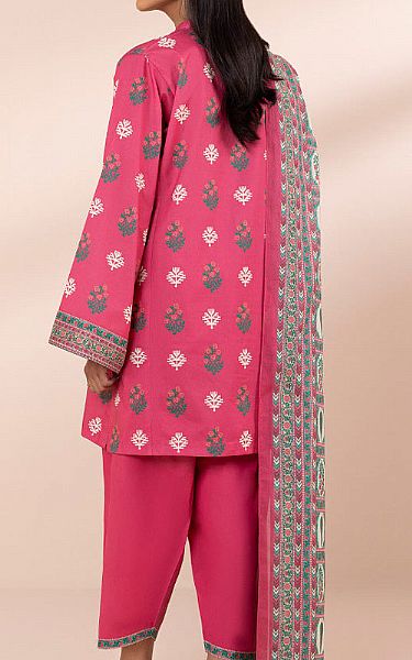 Sapphire Pink Lawn Suit | Pakistani Lawn Suits- Image 2