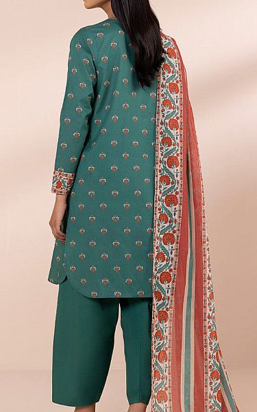 Sapphire Teal Lawn Suit | Pakistani Lawn Suits- Image 2