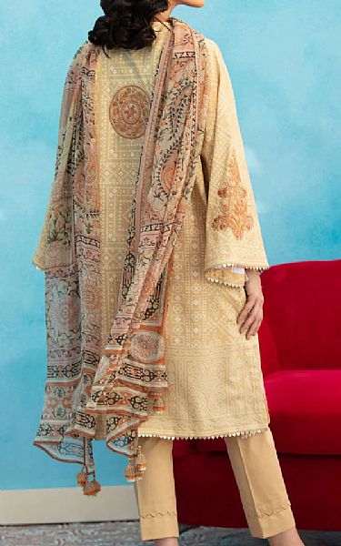 Sapphire Beige Lawn Suit (2 Pcs) | Pakistani Dresses in USA- Image 2