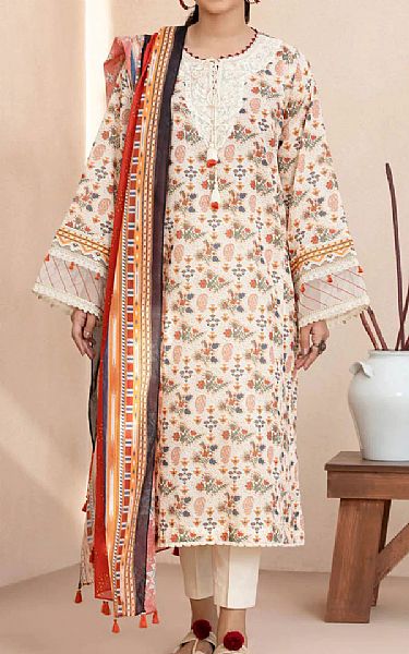 Sapphire Off-white Lawn Suit | Pakistani Dresses in USA- Image 1