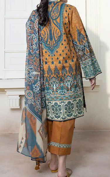 Sapphire Tangerine Orange Lawn Suit | Pakistani Dresses in USA- Image 2