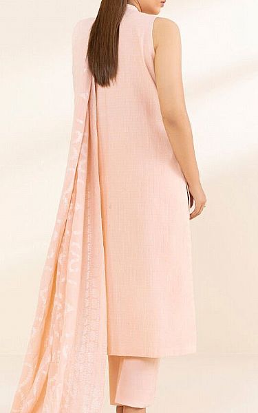 Sapphire Light Pink Dobby Suit | Pakistani Lawn Dress in USA- Image 2