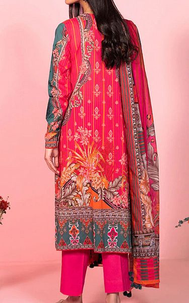 Sapphire Bright Red Lawn Suit (2 Pcs) | Pakistani Dresses in USA- Image 2