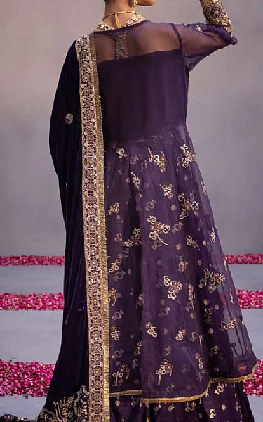 Sapphire Navy Organza Suit | Pakistani Dresses in USA- Image 2