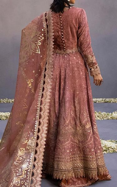 Sapphire Tea Pink Velvet Suit | Pakistani Dresses in USA- Image 2