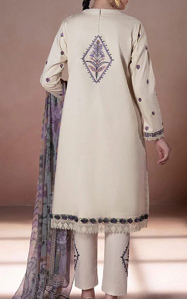 Sapphire Ivory Cotton Suit | Pakistani Dresses in USA- Image 2