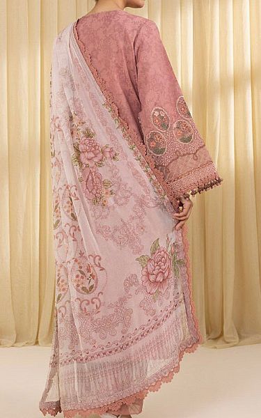 Sapphire Tea Pink Jacquard Suit | Pakistani Lawn Dress in USA- Image 2