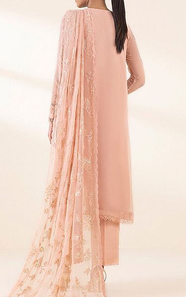 Sapphire Peach Chiffon Suit | Pakistani Embroidered Chiffon Dresses USA- Image 2
