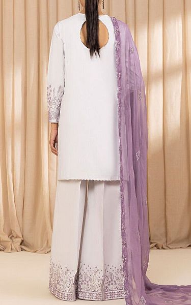 Sapphire Off-white Chambray Suit | Pakistani Lawn Dress in USA- Image 2