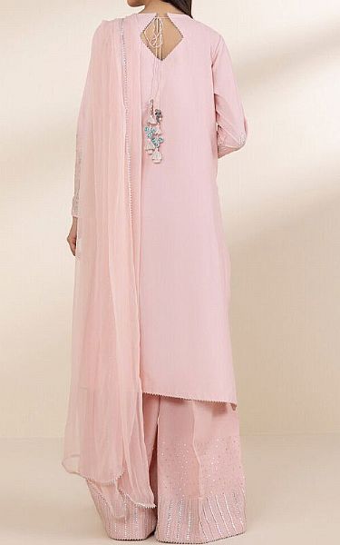 Sapphire Light Pink Chambray Suit | Pakistani Lawn Dress in USA- Image 2